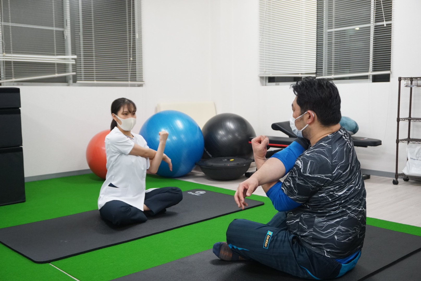 写真：トレーニングの様子